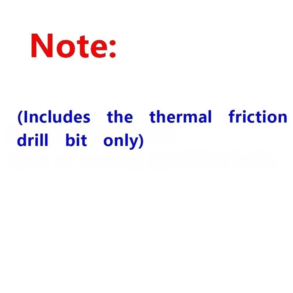 Thermal Friction Drilling Tip Hole Making Tool, Hot Melt Solid Carbide Round Form Short Cutting Bit 1piece(M4x3.7mm)