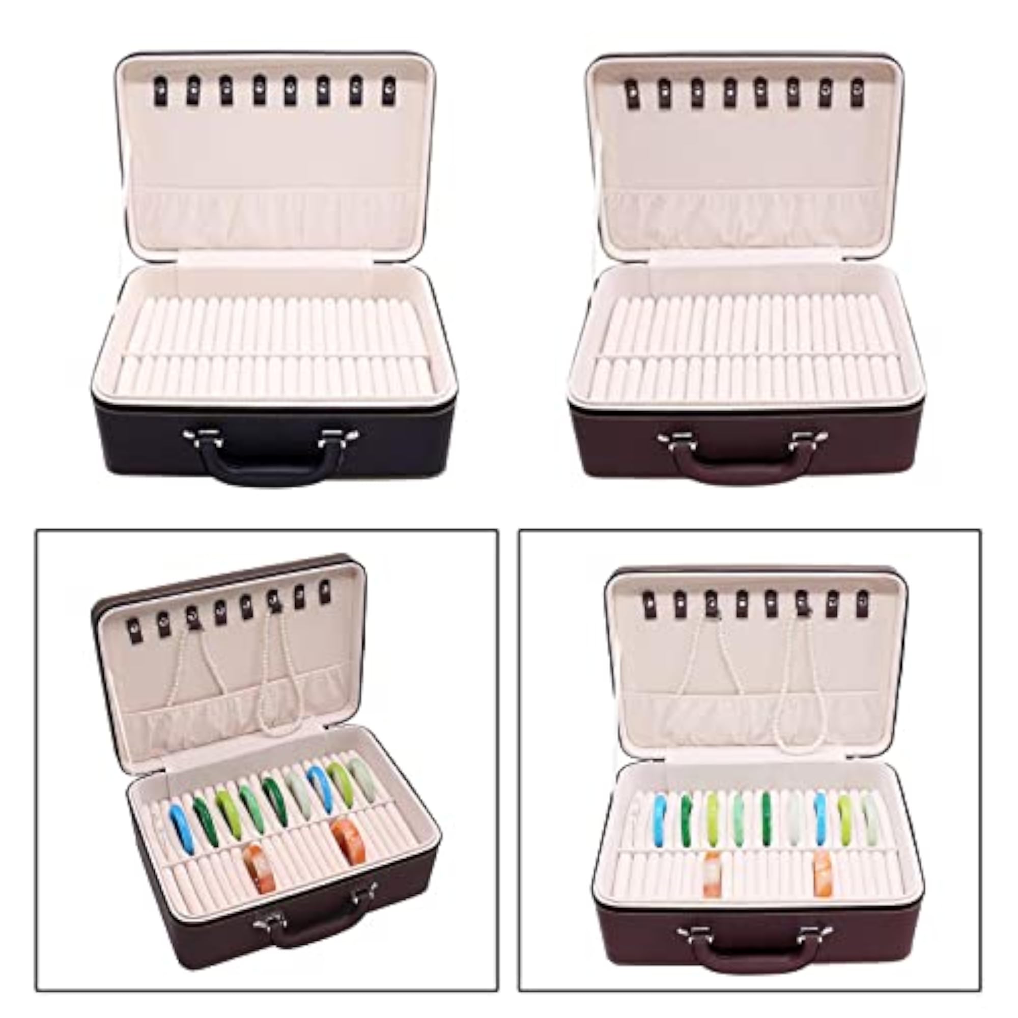 PU Leather Jewelry Bangle Box for Bracelets