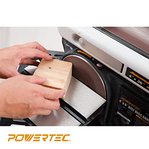 Image of POWERTEC 30PCS 6 Inch PSA Sanding Disc - 10 Each of 80, 100, 120 Grits - Assorted Self Adhesive Sandpaper for Drywall, Woodworking, Epoxy with Random Orbital Sanders, DA Sanders (110221)