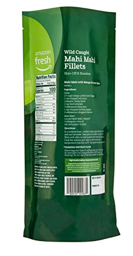 Amazon Fresh Wild Caught Mahi Mahi Fillets, 1 Lb thumb #1