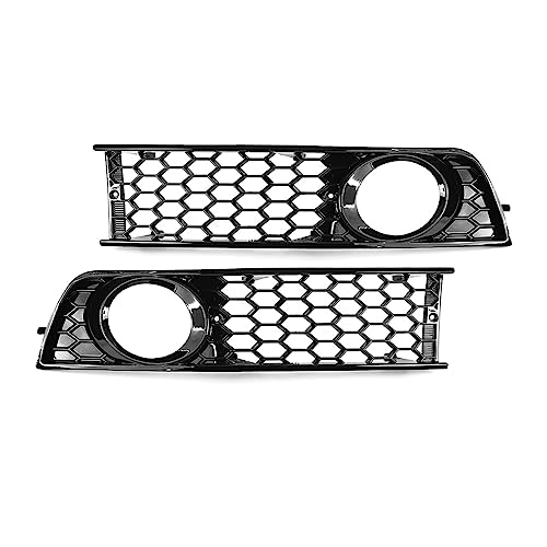 Grille pare-choc avant centrale pour Audi A4 B6 Berline 2001-2005 - Calandre de rechange noire