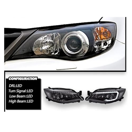 Phare avant Subaru Impreza WRX 2008-2014 clignotant dynamique - 2