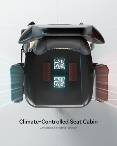 Gaming Chair with Massage and Footrest