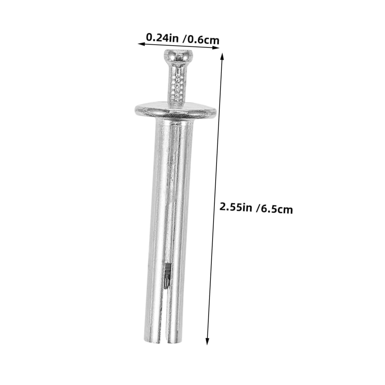 STOBAZA 100pcs Expansion Fastener Nails Heavy Duty Drive in Anchors for Concrete Walls Efficient Anchors for Masonry and Wall Screws User Friendly Installation