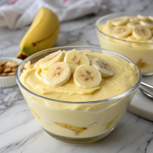 Simply Desserts Banana Instant Pudding, Sugar-Free, 6-Pack – Healthy Dessert, Keto Snacks, Vegan & Diabetic-Friendly, Kosher, 1.7 Oz Ea