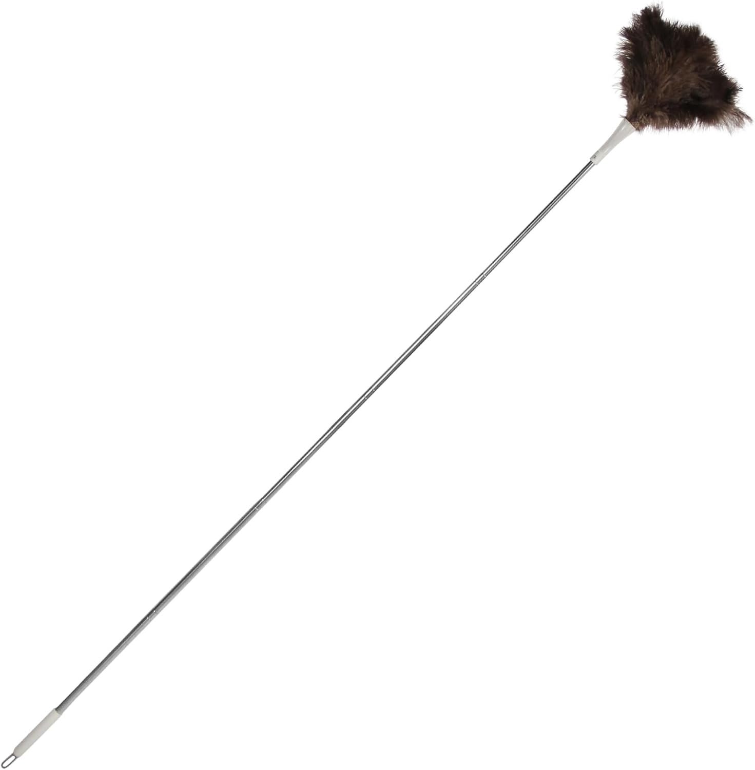 Ostrich Feather Duster Pole 28 to 72 Inch,Extendable Feather Duster Used for Home Cleaning Ceilings Furniture Fans