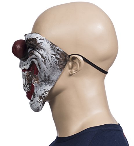 Maschera in lattice - Verde Modello Horror Clown...