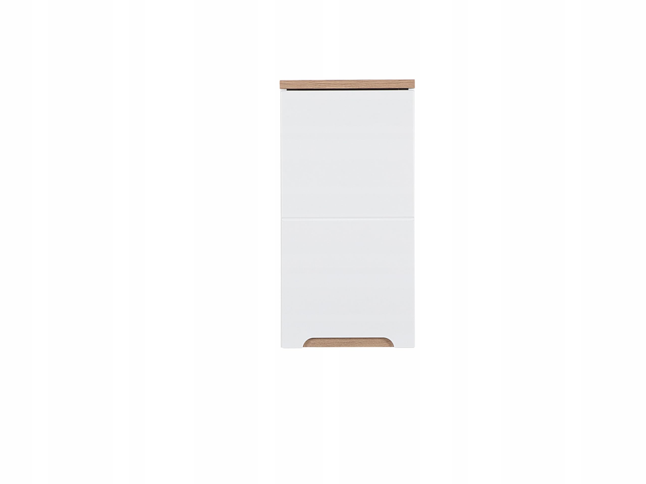 Szafka łazienkowa wisząca 2 półki 70 x 35 x 20 cm alpejska biel połysk – meble łazienkowe