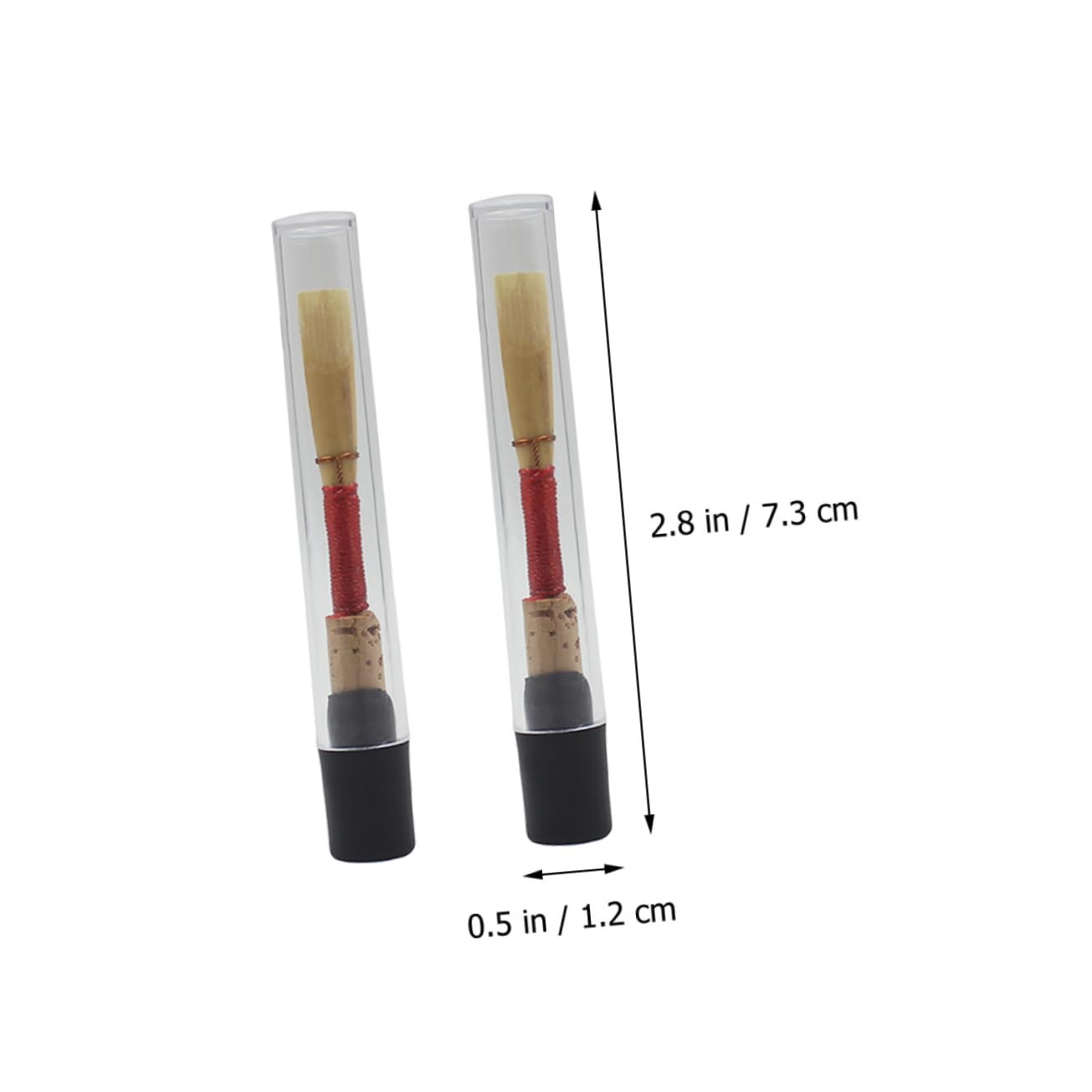 TOPPERFUN Replacement Oboe Reeds Set of 2 Soft Medium for Beginner Wind Instruments