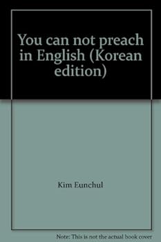 Paperback You can not preach in English (Korean edition) [Korean] Book