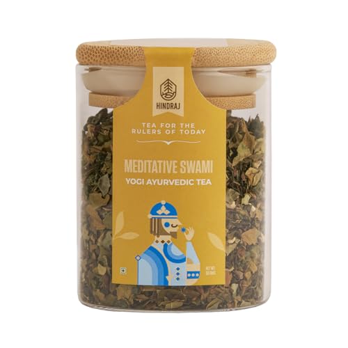 Image of House of Hindraj Meditative Swami Yogi Ayurvedic Herbal Loose Tea 30 g Chai Inspired Blend Helps with Immunity, Digestion & Fatigue Natural & Caffeine-Free
