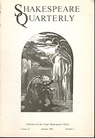 Shakespeare Quarterly: Volume 37, No 2: Summer, 1986 B087RTXNNF Book Cover