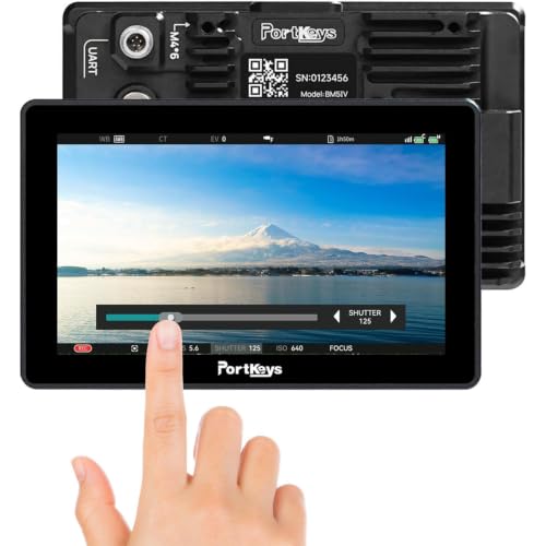 Image of Portkeys BM5 IV 5.5 inch 2000nit Camera Field Monitor Control for RED Komodo V-Raptor /X, A1 /A9II /A7SIII /A7CII /FX3 /FX30 /ZV-E10 /A7MIV /A6300 /A6400 /ILX-LR1 /FS5 /FS7 /FX6 /PXW-Z200, BGH1 /GH6, R5 /R6 /C70 /C200, etc