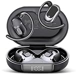 STECEi KI Übersetzer Kopfhörer, 3-in-1Bluetooth 5.4 Echtzeit Sprachübersetzer Kopfhörer Open Ear164 Sprachen mit App/6 Übersetzungsmodi, Übersetzer Ohrhörer für Geschäft, Lernen, Reisen, Schwarz