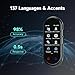 Language Translator Device No WI-FI, Artificial Intelligence Voice Instant Two-Way Language Translation Support Offline, Recording and Photograph