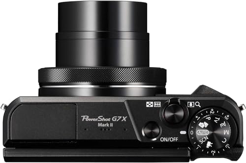 Image of Canon Powershot G7 X Mark Ii Digital Camera (Black) Bundle With Sandisk 64Gb Memory Card, Full Size Tripod, High Speed Card Reader + Photo Kit For G7X Mark Ii (20 Items),20.1MP