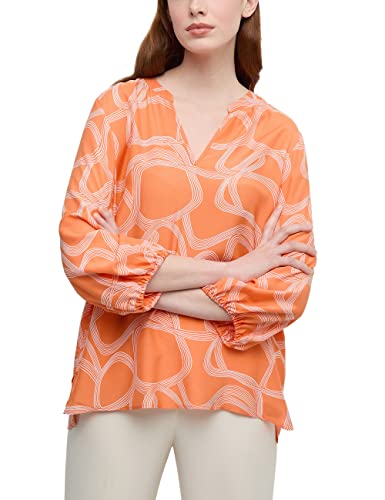 ETERNA Damen Blusenshirt Regular FIT 3/4 Mandarine 46_D_3/4