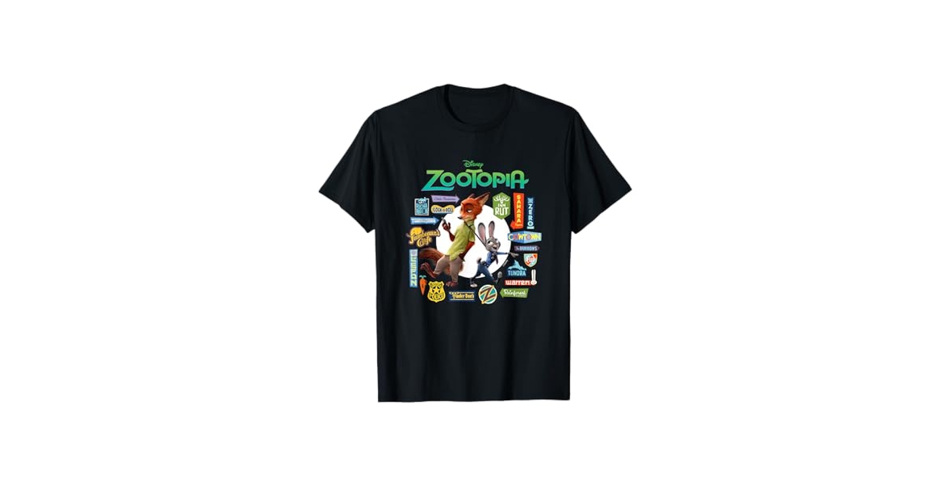 ズートピア 長袖Tシャツ ZOOTOPIA COMIC STYLE ズートピア」の新グッズ「ZOOTOPIA COMIC STYLE」長袖Tシャツ