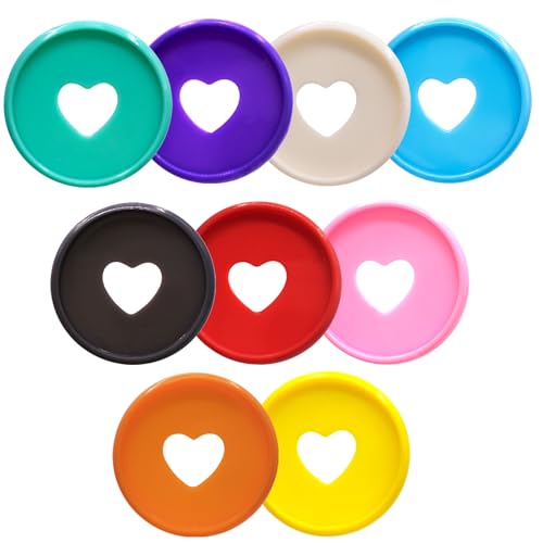 Anneaux d'extension pour planificateur multicolores de 28 mm | Lot de 33 pièces