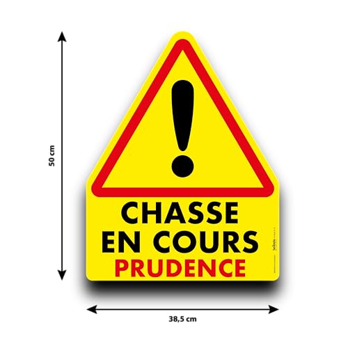 Triangle Magnétique Résistant Chasse en cours Jaune et Rouge - 2