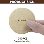 1000 Pcs Round Disposable Coffee Filters Paper Compatible with Aeropress Coffee Makers - Image 3