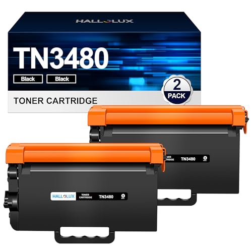 Toner Brother TN-3480 compatible noir pack de 2 pour imprimantes HL-L5100DN et MFC-L5750DW