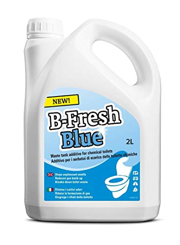 Lot de 1 liquide liquide B-Fresh Blue Thetford de 2 litres - Eliminine les odeurs - Idéal pour les toilettes portables et les camping-cars Cover