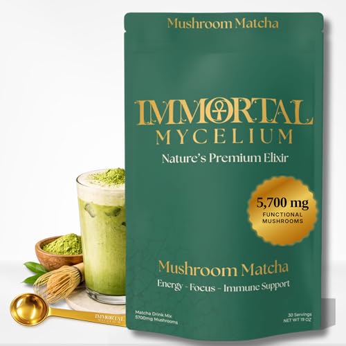 Bebida de té matcha con hongos 15 porciones miniatura 1