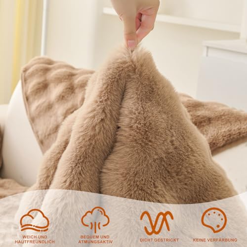 BXAEYIPOR Couch Überzug,Sofa Überzug,Sofa-Schutzhülle mit Rutschfester Unterlage,Neue Universelle rutschfeste Solide Strukturierte Sofa… – Ansicht 6
