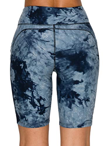 Image of ALWAYS Women's High Waist Bike Shorts - Athletic Workout Tummy Control Stretch Running Yoga Pants