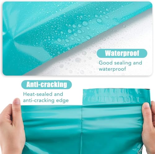 Image of Metronic Poly Mailers 14.5x19 70000 Pack Large Shipping Bags for Clothing Mailing Bags with Strong Self-sealing Adhesive Waterproof and Tear-Proof Poly Bag Bulk in Teal