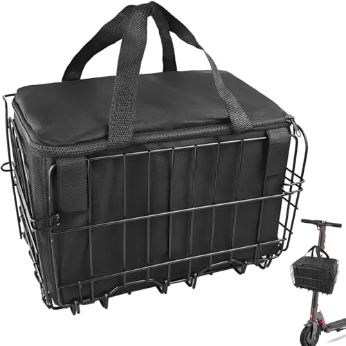 Upgrade Knee Scooter Baskets Accessory, Quick Release Removable Cloth Electric Scooter Basket, Scooter Basket for Knee Scooter Front, Fits Most Knee Scooter Walker Models and Scooter