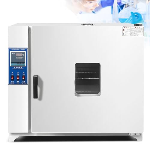 Oiyekntd Four de séchage numérique à Convection, 16L Four de séchage pour Laboratoire Four de séchage Industriel Contrôle Intelligent de la température Ventilateur à Vitesse réglable,StainlessSteel