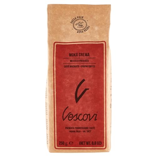 V Vescovi Moka Crema – Premium Italian Ground...