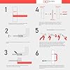 homdiy 15 Pack Brushed Nickel Cabinet Pulls 3 Inch Handles Stainless Steel Cabinet Hardware for Kitchen and Bathroom Cabinets, 5 Inch Overall Drawer Pull #4