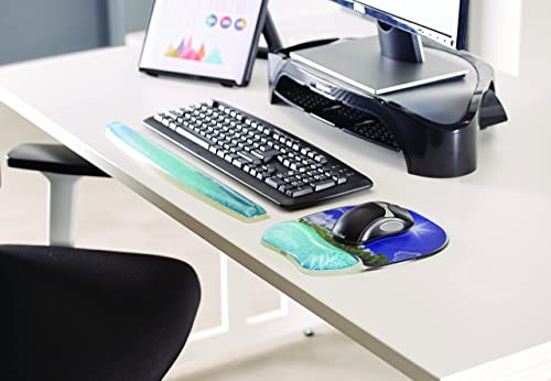 Fellowes Photo Gel Mouse Pad - 25.4 Mm X 185.7 Mm X 235 Mm Dimension - Multicolor #TOP5