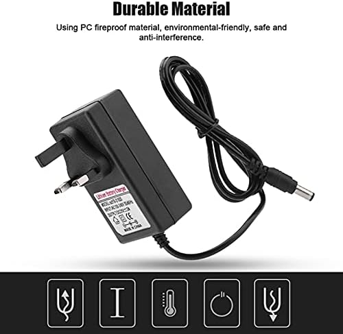Jeankak Charger, AC 100240V DC 21V 2A Li-ion Battery Charger Lithium Charger Universal Battery Charger with LED Indicator for Lithium Battery Pack(#2)