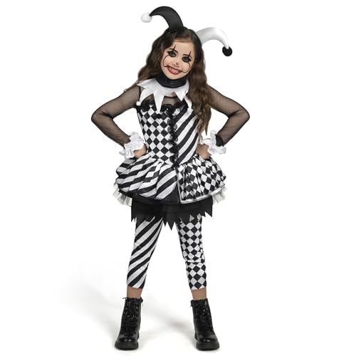 Disfraz de payaso para niñas Halloween