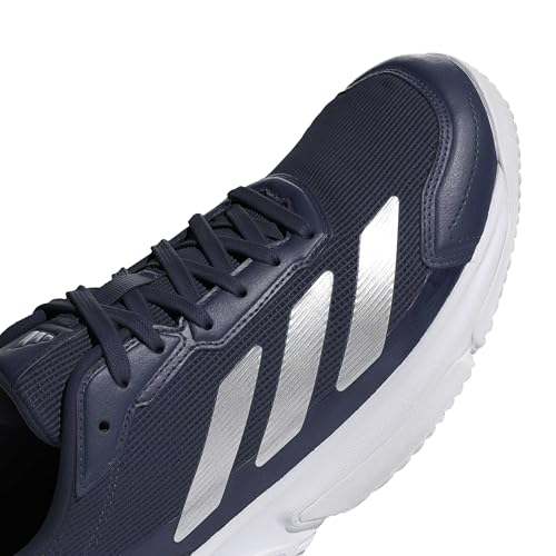 Miniatura 6 de Adidas Hombre Courtquick Mens Padel Shoes, Dark Blue Silver Met. Ftwr White, 41 1 3 Eu