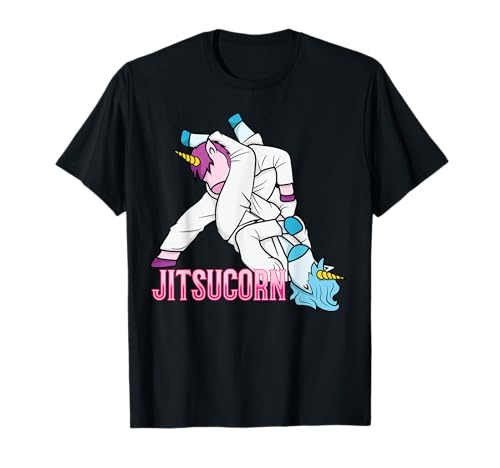 Jitsucorn Licorne drôle Jiu Jitsu Combat BJJ MMA Fille Cadeau T-Shirt