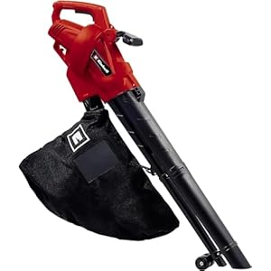 Einhell Elektrische bladzuiger GC-EL 3024 E (zuig-/blaasfunctie, zuigbuis Ø75 mm, zuigkracht 650 m³/h, hakselfunctie10:1, blaassnelheid 240 km/h, opvangzak 40 L)