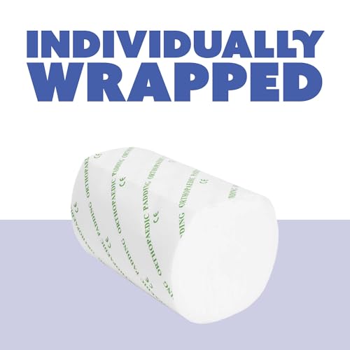 Cast Padding 12 Rolls 4” x 12ft, Individually Wrapped, Undercast Padding Cotton, Gauze Bandage for Halloween Wrap Bandage Art Projects, Body Casts, Mask Making, Hobby Craft, Wound Care, Orthopedic miniatura 4