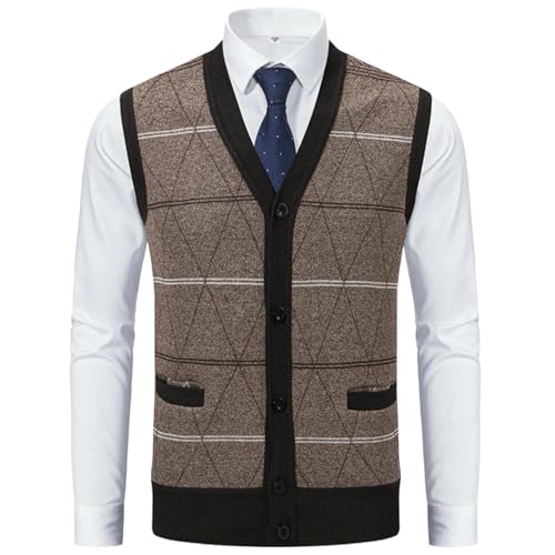 Gilet en tricot chaud homme anti-froid coupe moulante pour le travail