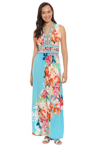 Image of Women's Sleeveless V-Neck Maxi Dress for Women | Casual Dresses for Women