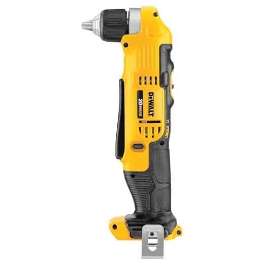 DEWALT 20V MAX* Right Angle Drill, Cordless, Tool Only (DCD740B)