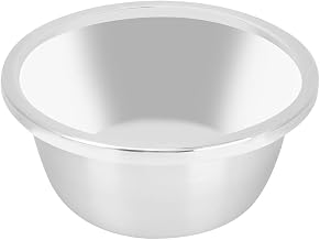 Tigela de mistura de massa martelada, aço inoxidável resistente a altas e baixas temperaturas Tigelas de aço inoxidável para assar salada para bater ovos(eu)