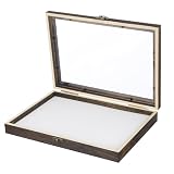 LIFKOME Caja de Exhibición de Especímenes de Insectos y Muestra Varios estilos en Madera con Tapa Acrílica, Vitrina para Colección y Decoración de Mariposas, Protección Varios estilos