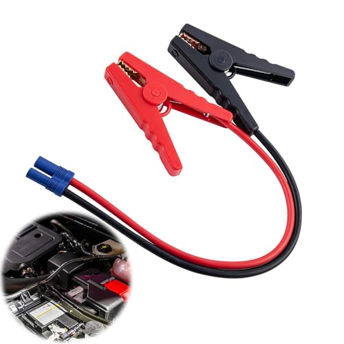 Amazon | ジャンプスターター ブースターケーブル ワニ口クリップ