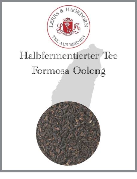 Lerbs & Hagedorn, Halbfermentierter Tee Formosa Oolong | Sehr Leicht Sehr Blumig Mit Würzigem Geschmack 1kg (ca. 81 Liter)