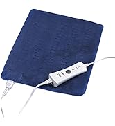 Heat Pad,Electric Heating Pad for Back Pain Relief and Cramps 12"X15" ETL Certification Softtouch...